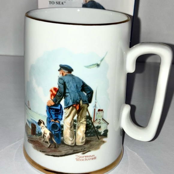 Norman Rockwell’s 1985 3 Porcelain Tankards Long John Silvers Collectibles VTG - Picture 9 of 16